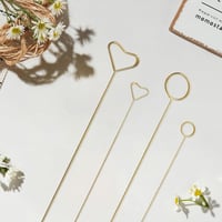 حامل الكروت ستيل ذهبي دائري ( 10 حبات )