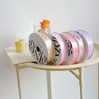 شرائط بوجهين وردي فاتح (16 متر)