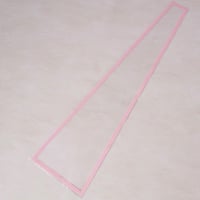 بلاستيك تغليف للورد المفرد وردي (50حبة)