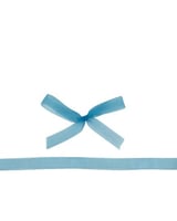 شرائط رفيعة اورجنزا اسود (96 متر)