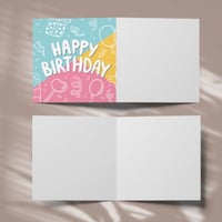 كروت Happy Birthday ملون ( 3 كروت )