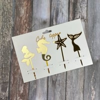 تغريسات البحر ميني ذهبي مرايا