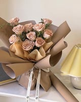 رول ورق مخملي بيج