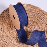 شريطة قماش ازرق ( 10 متر )