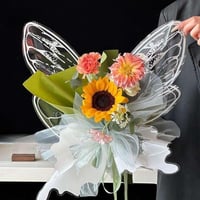 تغليف فراشات ورقي اخضر ( 20 حبة )