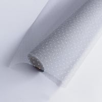 رول تغليف خيش منقط رمادي