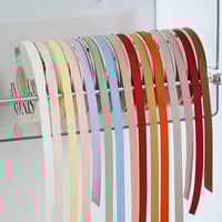 شرائط ستان رفيع دبل اسود (19 متر )