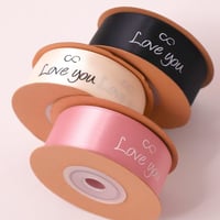 شرائط ستان اسود ( LOVE YOU ) 10 متر