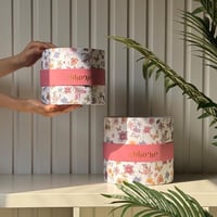 طقم بوكسات " عيد مبارك" وردي (قطعتين)