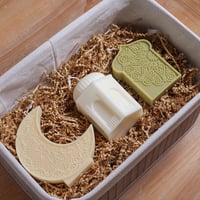 شمعة نجمة رمضان ابيض