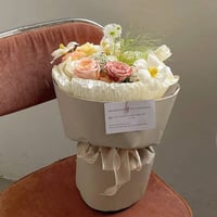 ورق تغليف مخملي اصفر (15 حبة )