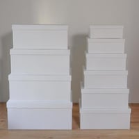 علب 10 قطع صغير ابيض