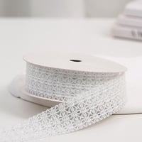 شرايط دانتيل ابيض (13 متر)