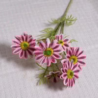 غصن ورد ديزي وردي غامق