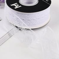 شريطة دانتيل ابيض ( 25 متر )