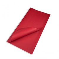 ورق تغليف ثقيل فاخر احمر (15 حبة)