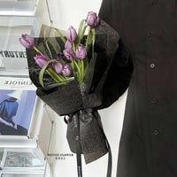 ورق تغليف قماش احمر ( 15 ورقة )