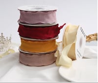 شرائط قماش عريض اصفر