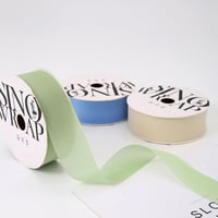 شريطة اورجنزا وردي فاتح ( 14 متر )