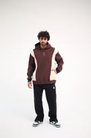 Brown hoodie oversized - unisex