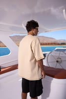 Oversize beige t-shirt