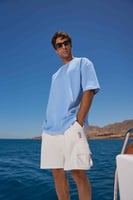 Oversize cyan t-shirt