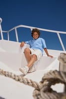 Cyan t-shirt Children set - just one live