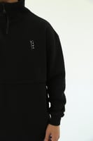 Black sweater oversized - unisex