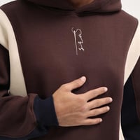 Brown hoodie oversized - unisex