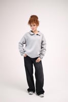 Gray Sweater oversized - unisex