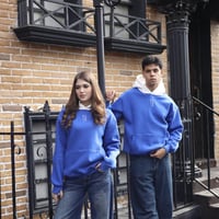 Oversized Blue hoodie - unisex