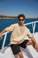 Oversize beige t-shirt