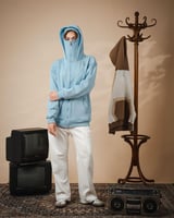 Baby blue Sweater oversized - unisex