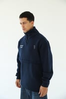 Dark blue sweater oversized - unisex