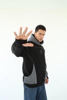 Black hoodie oversized - unisex