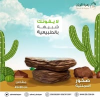 حجر اسمنتي مشابه للطبيعي