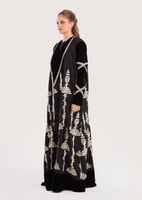 L199 - لنن قصب ذهبي مع مخمل