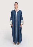 L244 -عباية بشت- أزرق