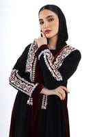 L266 - كريب - قطيفة برغندي