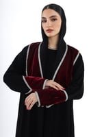 L268 - كريب - قطيفة برغندي