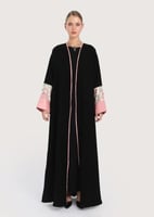 L241 -عباية كريب-زهر بنك