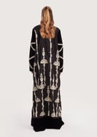 L199 - لنن قصب ذهبي مع مخمل