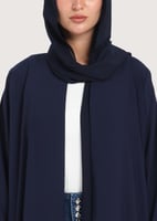 L233 - عباية كريب كحلي