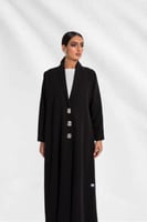 L068- عباية كريب كرستال