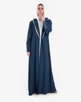 L029 - عباية كريب أزرق