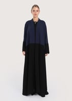 L232 - عباية كريب كحلي