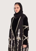 L199 - لنن قصب ذهبي مع مخمل