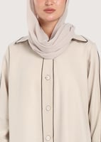 L229 - عباية رسمية بيج