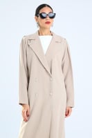 L151- عباية كريب بيج كرستالات