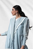 L082-عبايه لنن تفني تطريز